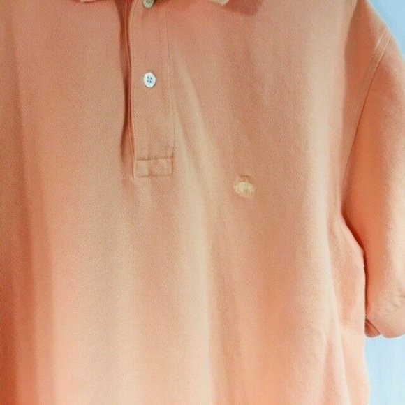 Brooks Brothers 346 Polo Shirt Men’s Orange XL - Picture 2 of 5